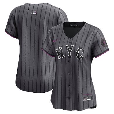 Women's Nike Gray New York Mets City Connect Limited Jersey