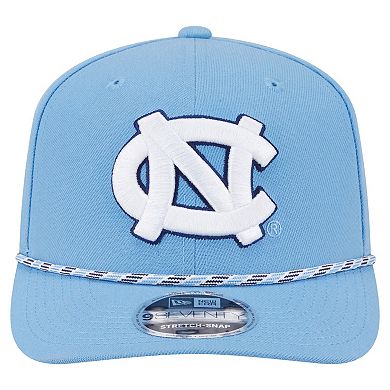 Men's New Era Carolina Blue North Carolina Tar Heels Game Day Multi-Rope 9SEVENTY Stretch-Snap Hat