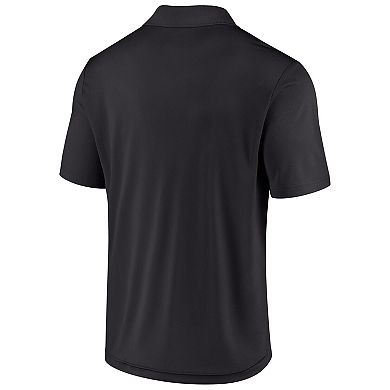Men's Fanatics Black Toronto Raptors Lockup Polo