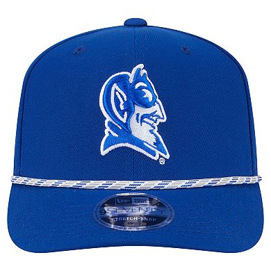 Men's New Era Royal Duke Blue Devils Game Day Multi-Rope 9SEVENTY Stretch-Snap Hat