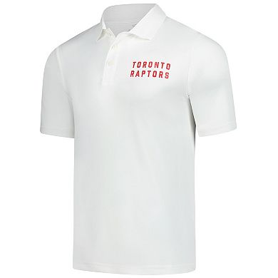 Men's Fanatics White Toronto Raptors Component Polo
