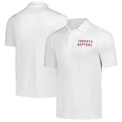 Men's Fanatics White Toronto Raptors Component Polo