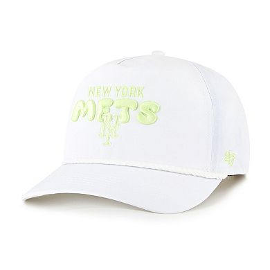 Women's '47 White New York Mets Bright Side Adjustable Hitch Hat
