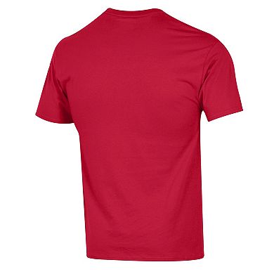 Men's Champion Red Georgia Bulldogs Arch Over Logo T-Shirt