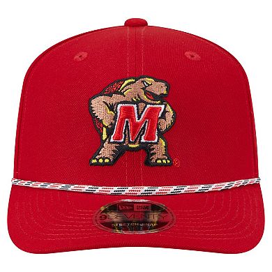 Men's New Era Red Maryland Terrapins Gameday Multi-Rope 9SEVENTY Stretch-Snap Hat