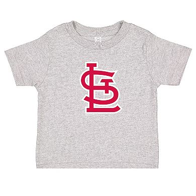Toddler Soft as a Grape Red/Heather Gray St. Louis Cardinals Cooperstown Collection Two-Pack T-Shirt Set