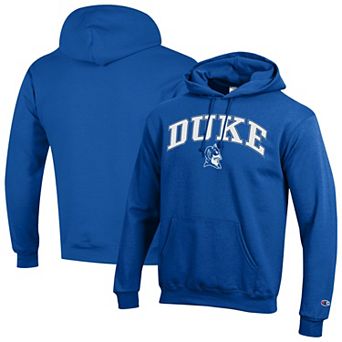 Men's Champion Royal Duke Blue Devils Arch Over Logo Pullover Hoodie