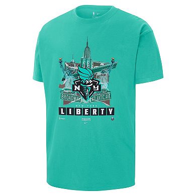 Men's Nike Mint New York Liberty Original Content Max90 T-Shirt