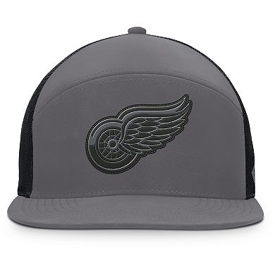 Men's Fanatics Charcoal Detroit Red Wings Fairweather Adjustable Hat