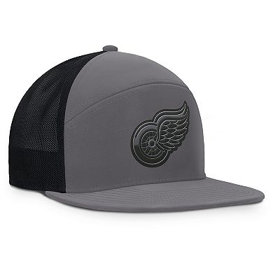 Men's Fanatics Charcoal Detroit Red Wings Fairweather Adjustable Hat