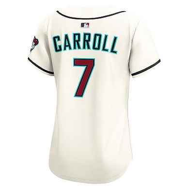 Women's Nike Corbin Carroll Cream Arizona Diamondbacks Home Limited Player Jersey
