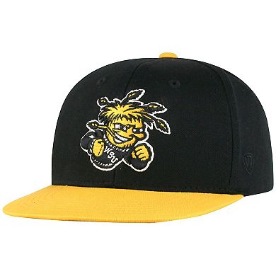 Youth Top of the World Black Wichita State Shockers Victory Maverick Snapback Hat