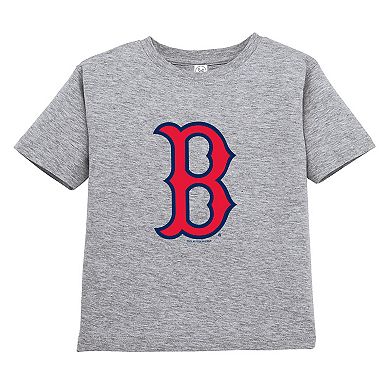 Toddler Soft as a Grape Red/Gray Boston Red Sox Cooperstown Collection Two-Pack T-Shirt Set