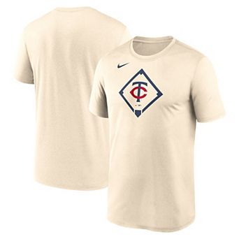 Men's Nike Cream Minnesota Twins Icon Legend Performance T-Shirt