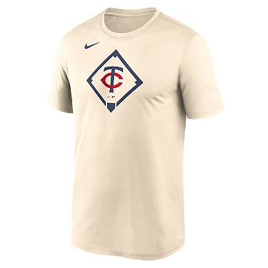 Men's Nike Cream Minnesota Twins Icon Legend Performance T-Shirt