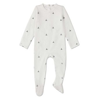 Baby and Toddler Boys "Little Sailboats" Cotton Rich Footie