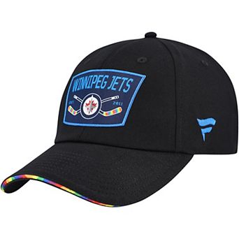 Men's Fanatics Black Winnipeg Jets HIFE Adjustable Hat