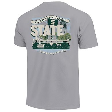 Youth Gray Michigan State Spartans Local Campus Scene T-Shirt