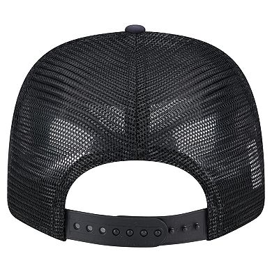 Men's New Era Black Arizona Diamondbacks Adventure Drinks Pattern 9SEVENTY Stretch-Snap Hat