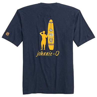 Men's johnnie-O Navy Nashville Predators Heathered Spencer T-Shirt