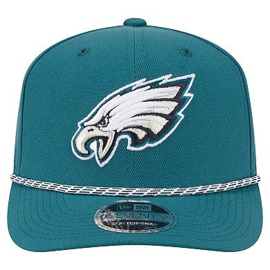 Men's New Era Midnight Green Philadelphia Eagles Gameday Multi Rope 9SEVENTY Stretch-Snap Hat