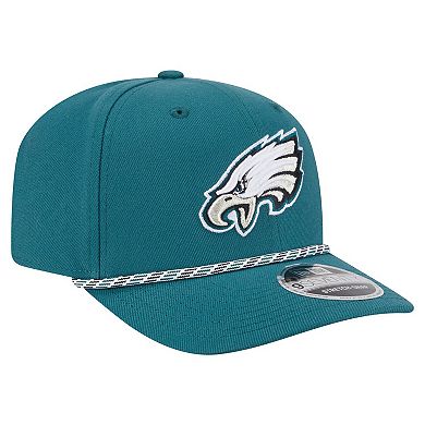 Men's New Era Midnight Green Philadelphia Eagles Gameday Multi Rope 9SEVENTY Stretch-Snap Hat