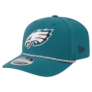 Men's New Era Midnight Green Philadelphia Eagles Gameday Multi Rope 9SEVENTY Stretch-Snap Hat