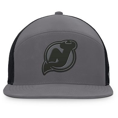 Men's Fanatics Charcoal New Jersey Devils Fairweather Adjustable Hat