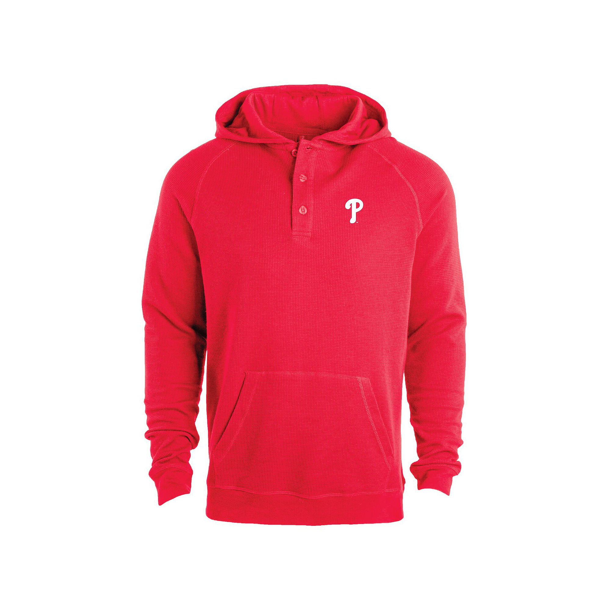 Mens Dunbrooke  Red Philadelphia Phillies Montana Lightweight Raglan Pull