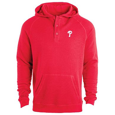 Men's Dunbrooke Red Philadelphia Phillies Montana Lightweight Raglan Pullover Hoodie