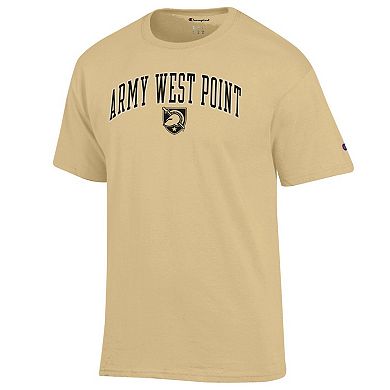 Men's Champion Gold Army Black Knights Arch Over Logo T-Shirt