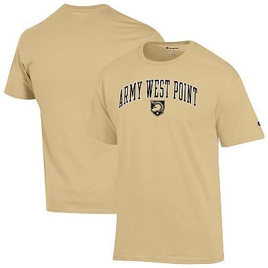 Men's Champion Gold Army Black Knights Arch Over Logo T-Shirt