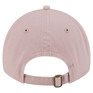 Women's New Era Pink Milwaukee Bucks Gameday Preppy 9Twenty Adjustable Hat