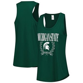 Women's ZooZatz Green Michigan State Spartans Everyday Tank Top