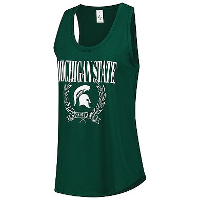 Women's ZooZatz Green Michigan State Spartans Everyday Tank Top