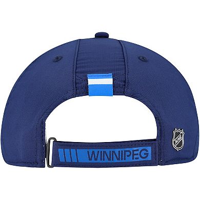 Men's Fanatics Navy Winnipeg Jets Authentic Pro Rink Adjustable Hat