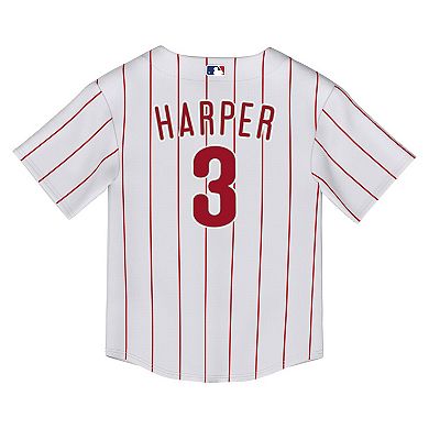 Infant Nike Bryce Harper White Philadelphia Phillies Home Replica Jersey