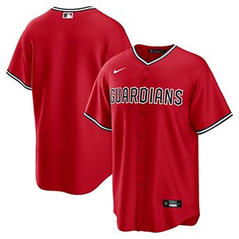 Men's Nike Red Cleveland Guardians Replica 2.0 Alternate Jersey