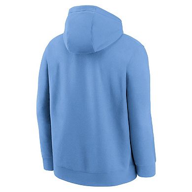 Men's Nike Light Blue Philadelphia Phillies Cooperstown Collection Logo Club Pullover Hoodie