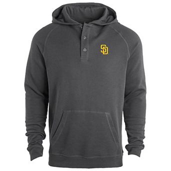 Men's Dunbrooke Gray San Diego Padres Montana Raglan Pullover Hoodie