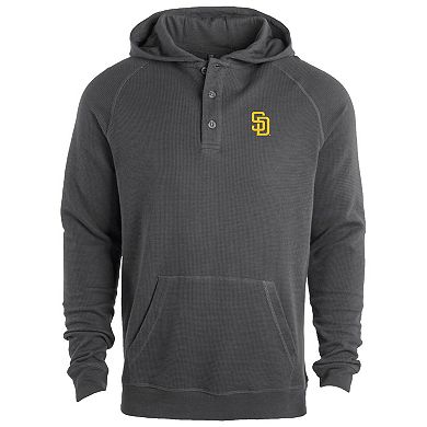 Men's Dunbrooke Gray San Diego Padres Montana Raglan Pullover Hoodie