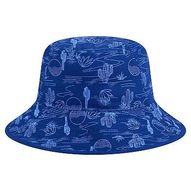 Men's New Era Royal Kansas City Royals 2025 Spring Training All Over Print Bucket Hat