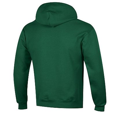Men's Champion Green Miami Hurricanes Arch Over Logo Pullover Hoodie