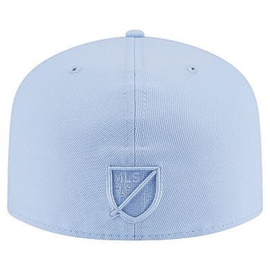 Men's New Era Light Blue Colorado Rapids Color Pack A-Frame 59FIFTY Fitted Hat