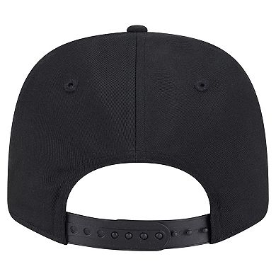 Men's New Era Black Colorado Rockies Circle Patch 9SEVENTY Stretch-Snap Hat