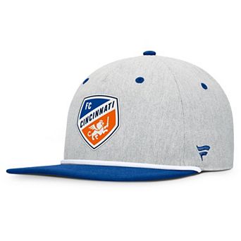 Men's Fanatics Heather Gray FC Cincinnati Chip Golfer Snapback Hat