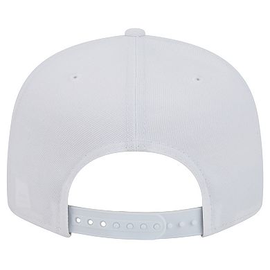 Men's New Era Minnesota Vikings Main White on White 9FIFTY Snapback Hat