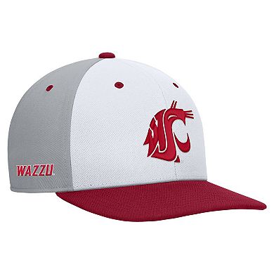Men's Nike White/Gray Washington State Cougars Pro Performance Snapback Hat
