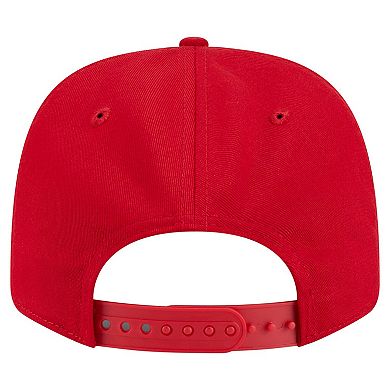 Men's New Era Red Cincinnati Reds Circle Patch 9SEVENTY Stretch-Snap Hat