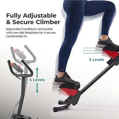 Sunny Health Foldable Smart Cardio Step Climber